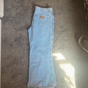 Wrangler Light Blue Loose Flare Jeans